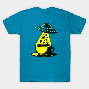 Caffeine Encounter - UFO Caffee T-Shirt